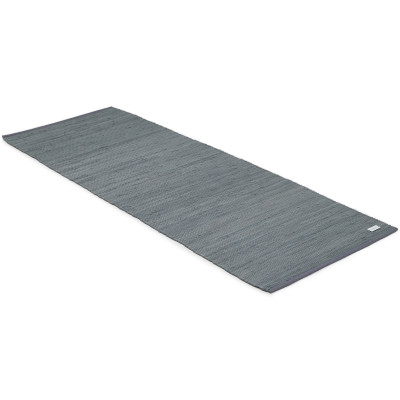 Cotton rug steel grey - trasmatta