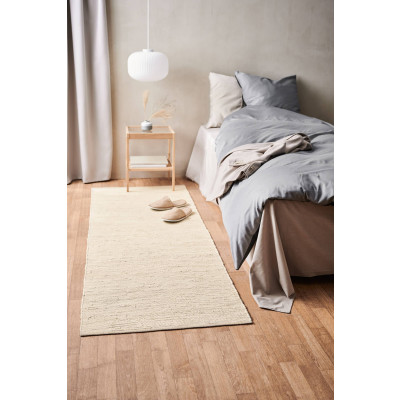 Cotton rug desert white - trasmatta