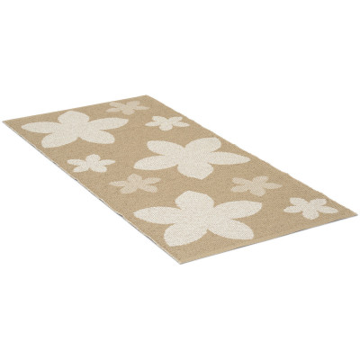 Flower beige - plastmatta