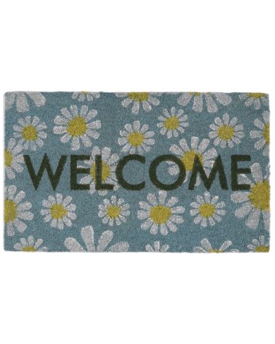 Ruco print Welcome daisies - dörrmatta i kokos