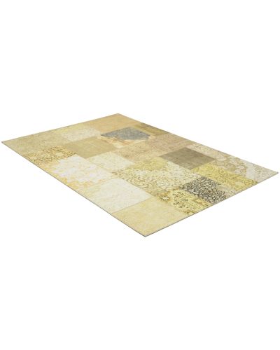 Cosmo gul - flatvävd matta