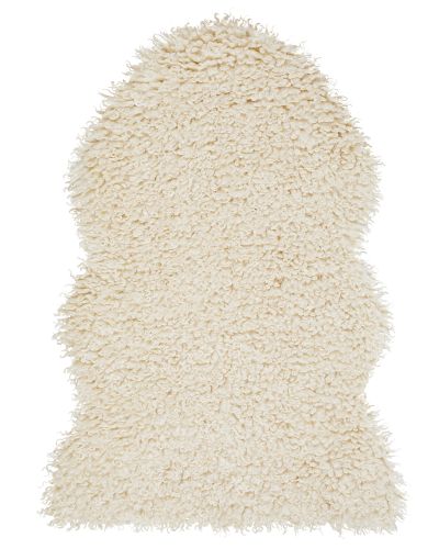 Wooly beige - konstgjort fårskinn